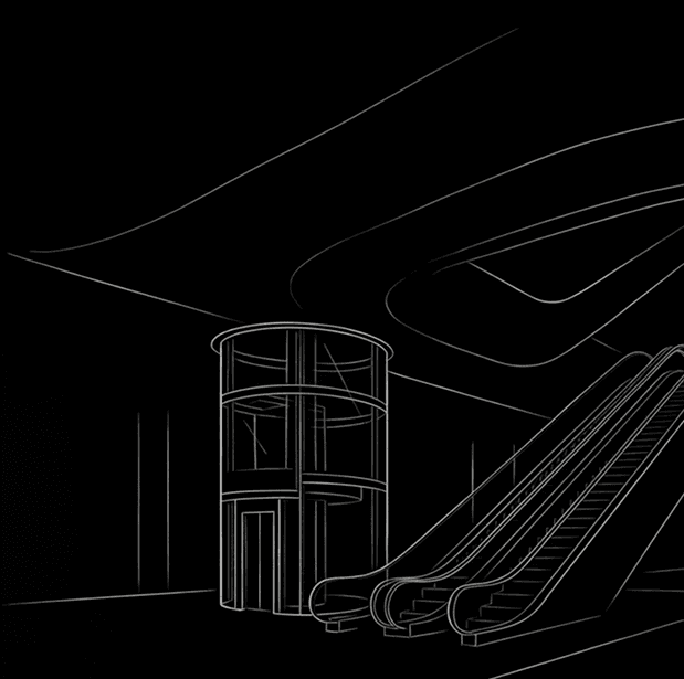 Elevator Wireframe